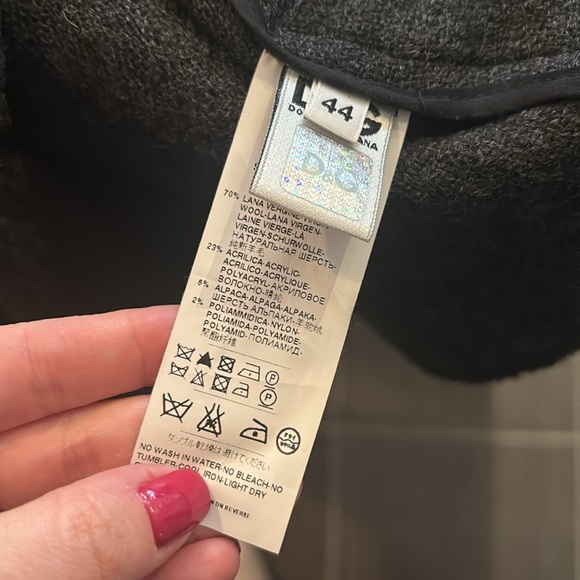 Dolce & Gabbana Authentic Wool Jacket Lace Dress Set - Picture 12 of 16